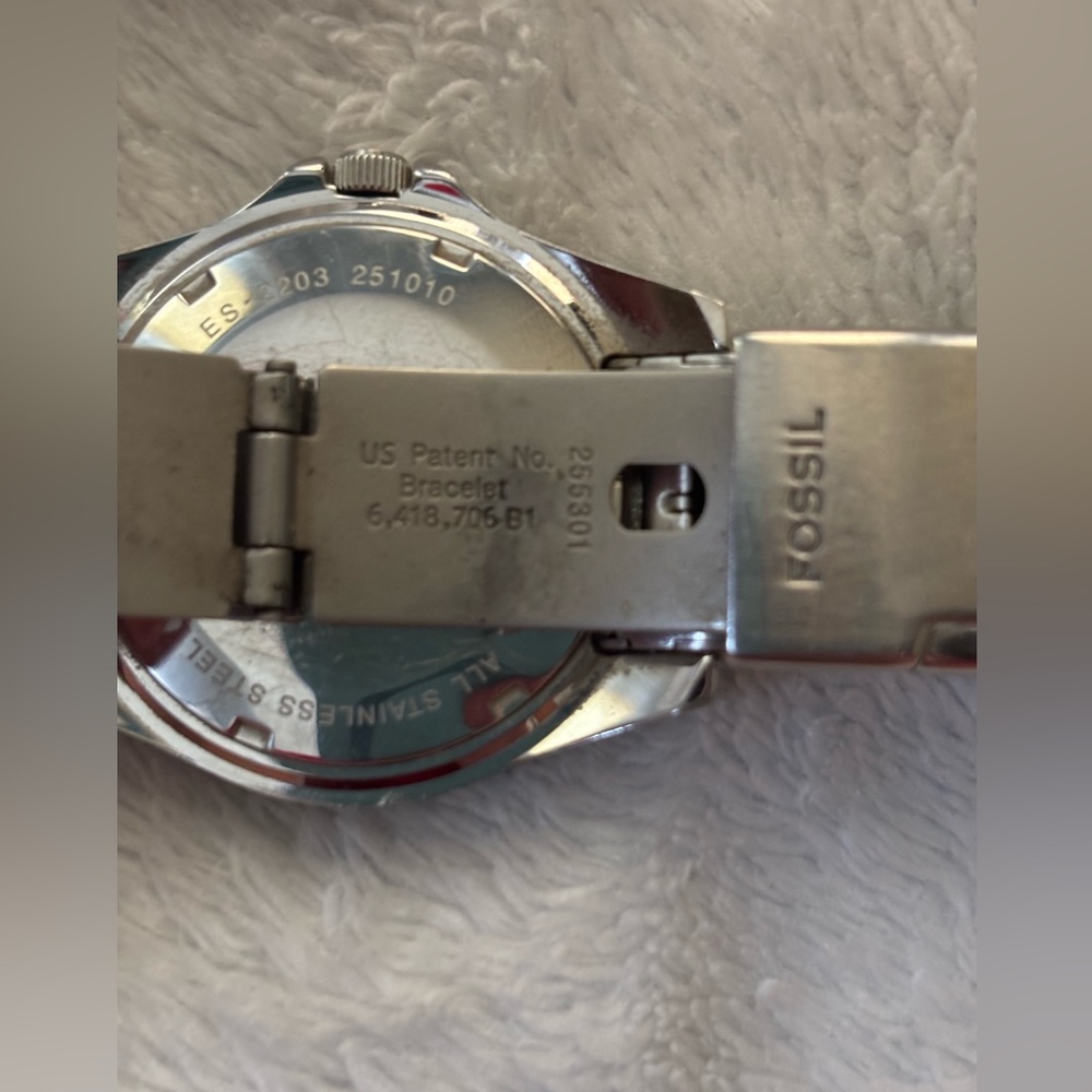 Fossil Riley Multi-Function Stainless Steel Watch - Picture 7 of 9